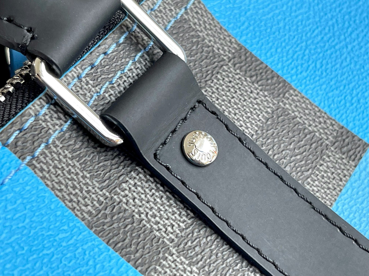 Louis Vuitton Keepall 50 Bandouliere Blue Damier Graphite Bag
