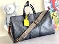 Louis Vuitton Keepall 45 Bandouliere Monogram Eclipse Bag