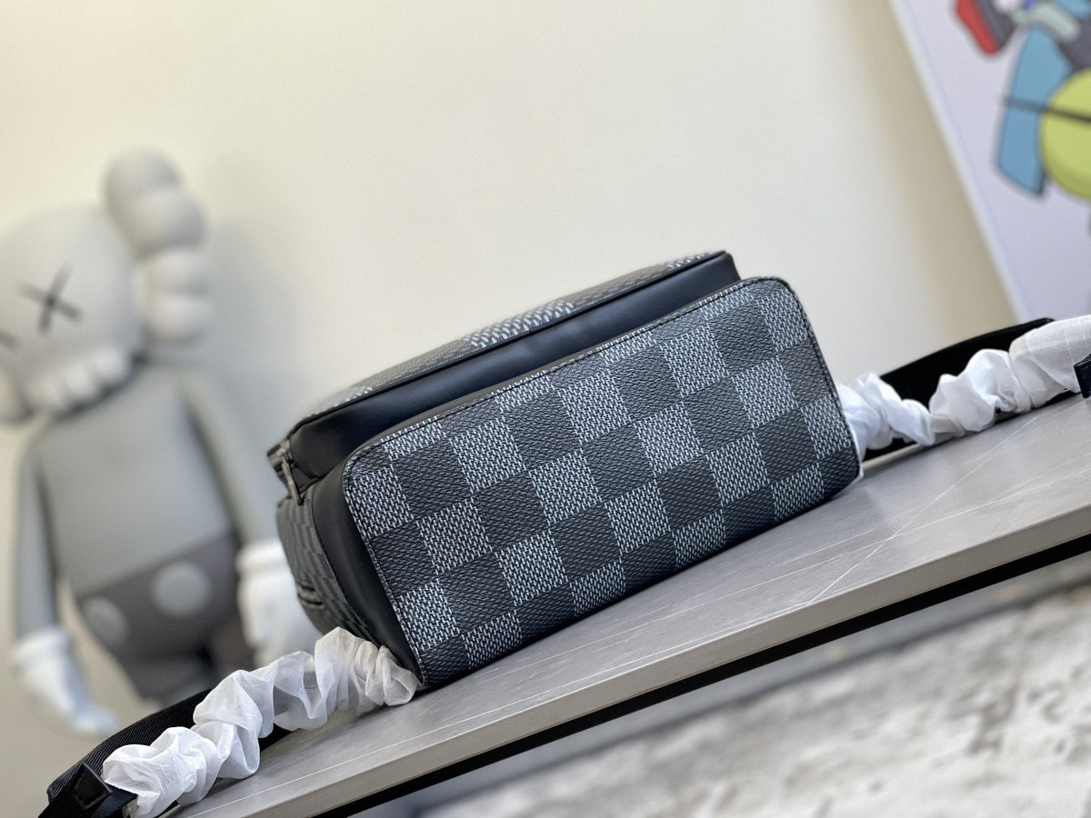 Louis Vuitton Campus Backpack 30 Gray Damier Graphite