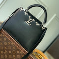 Louis Vuitton Capucines BB 27 Black Taurillon Silver Hardware Bag