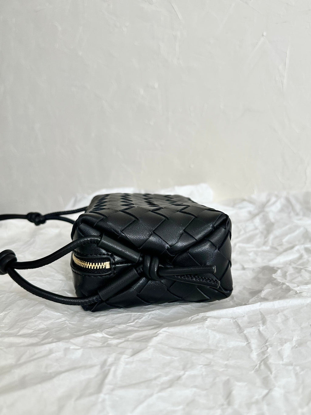 Bottega Veneta Bv Loop Mini 17cm Black Calfskin Bag