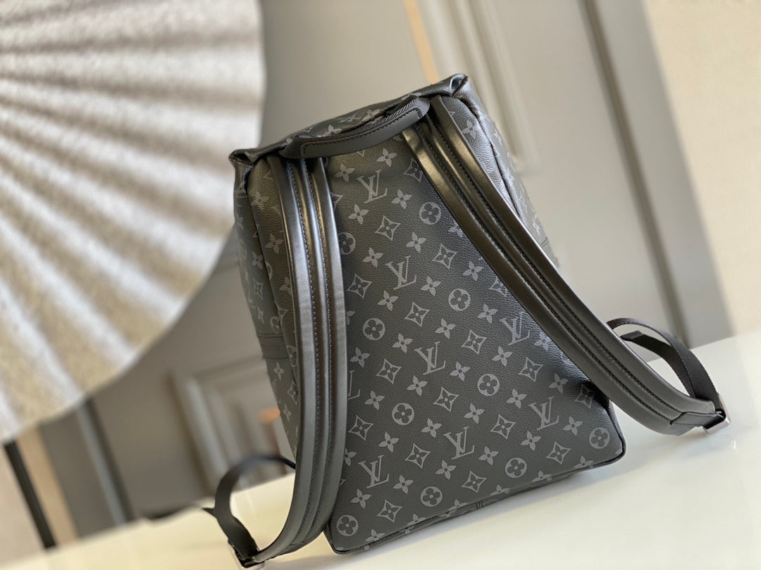 Louis Vuitton Backpack 40 in Gun Metal Monogram Eclipse Canvas