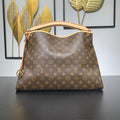 Louis Vuitton Artsy MM 41 in Brown Monogram Canvas Gold Hardware Bag