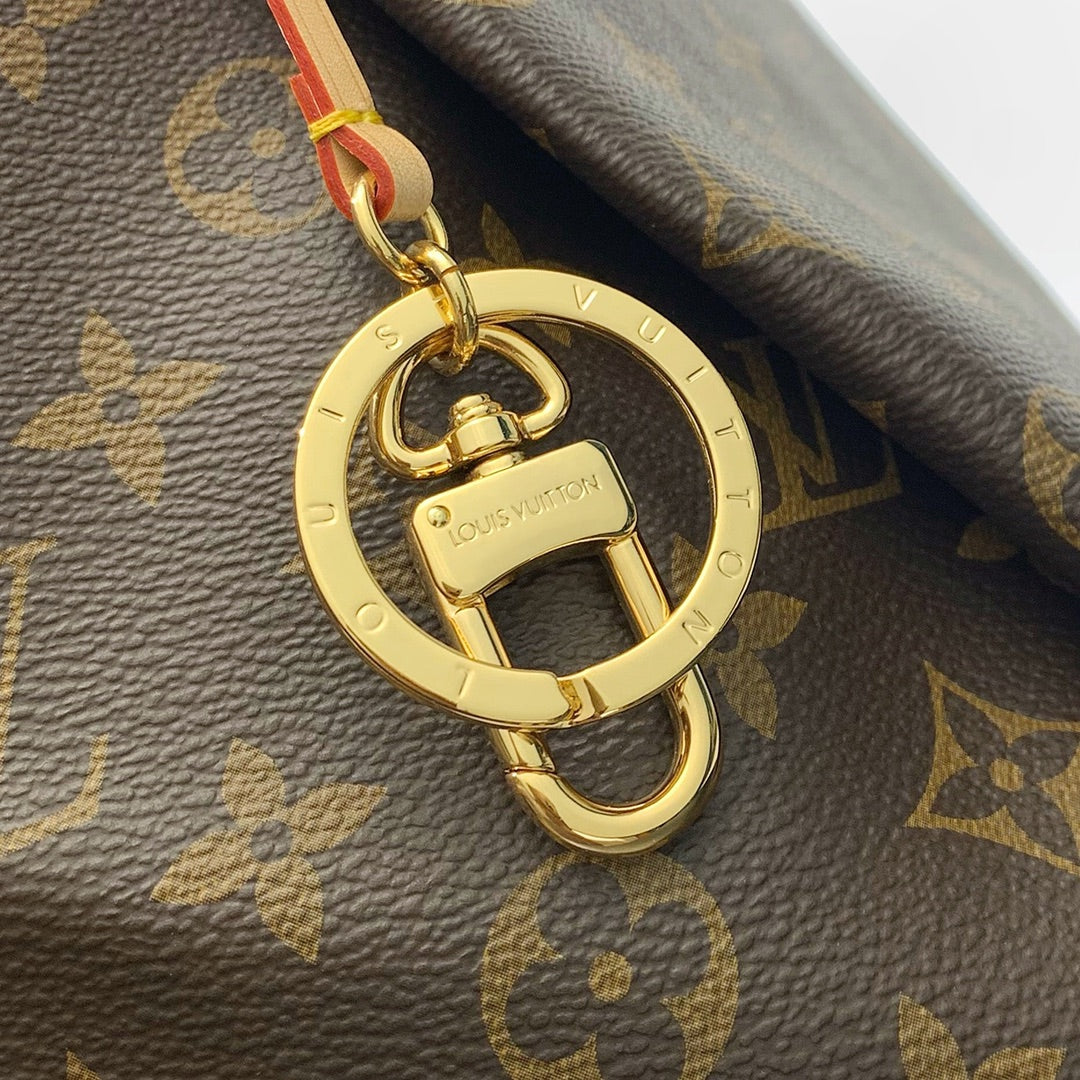 Louis Vuitton Artsy MM 41 in Brown Monogram Canvas Gold Hardware Bag