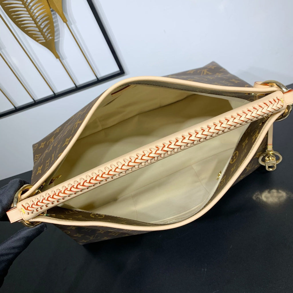Louis Vuitton Artsy MM 41 in Brown Monogram Canvas Gold Hardware Bag
