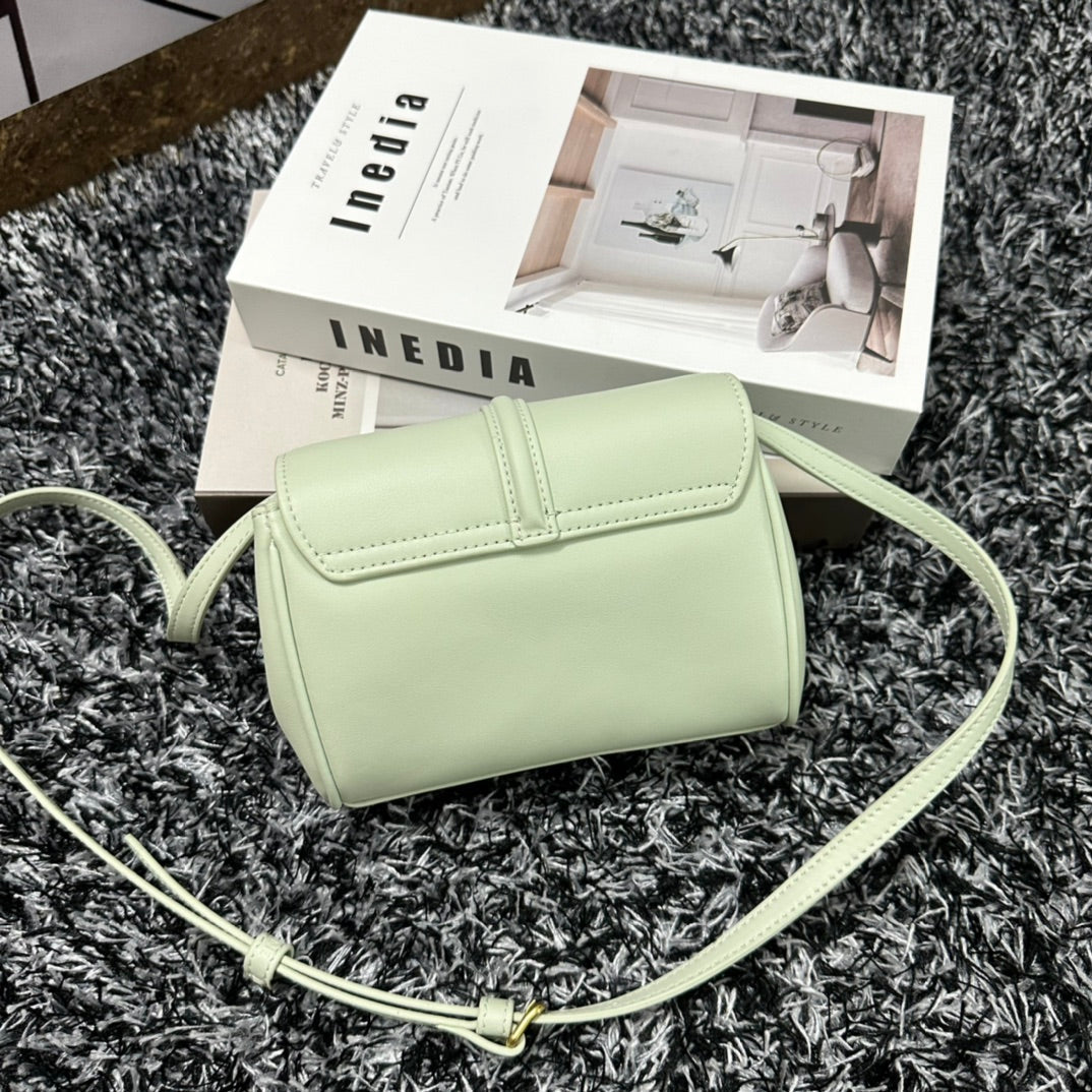 Celine Classic Mini 18 Green Mint Calfskin Bag