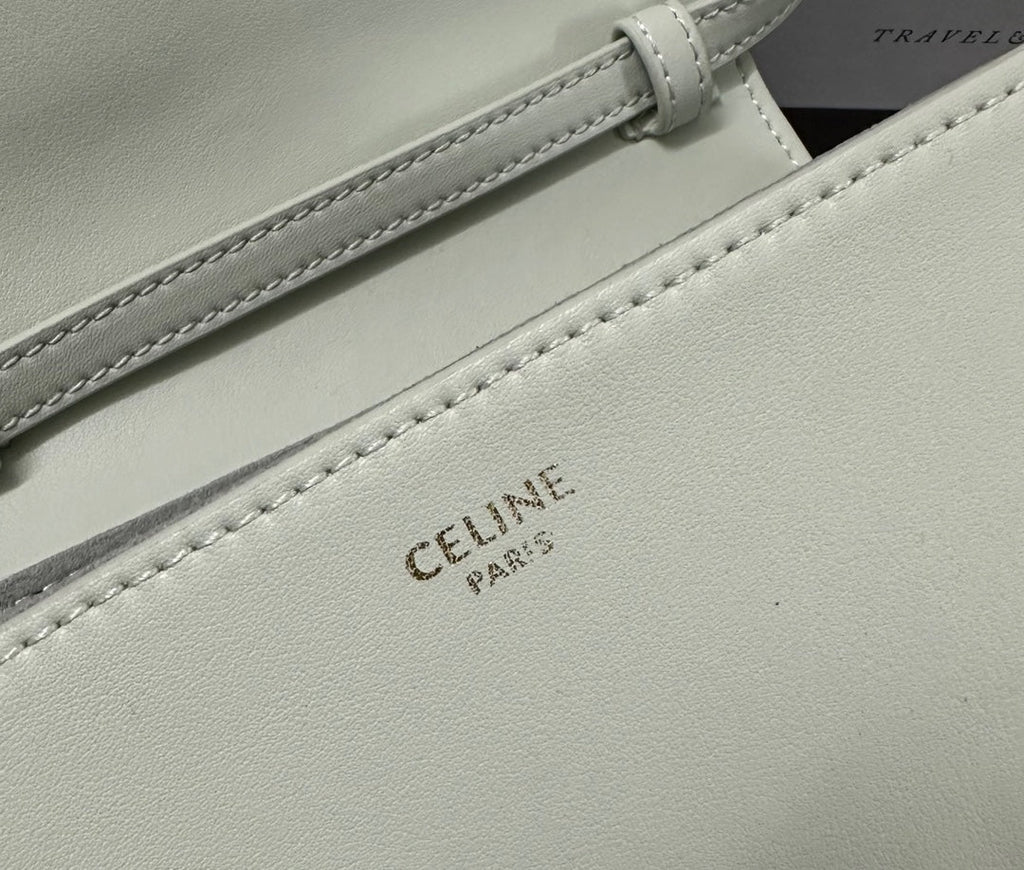 Celine Classic Mini 18 Green Mint Calfskin Bag