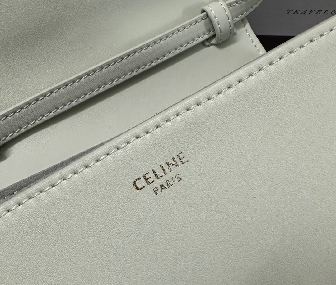 Celine Classic Mini 18 Green Mint Calfskin Bag