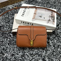 Celine Classic Mini 18 Cinnamon Brown Calfskin Bag