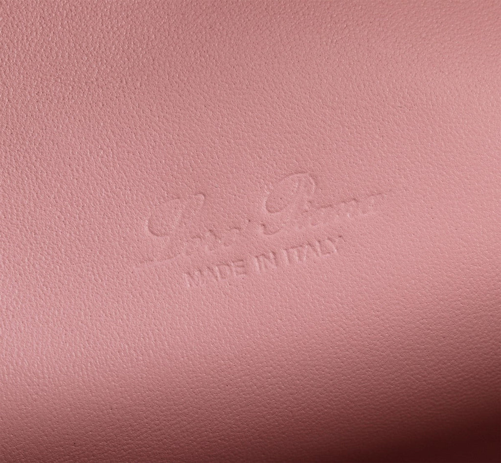 Loro Piana Extra Bag L27 in Blush Pink Grained Calfskin with Silver Hardware