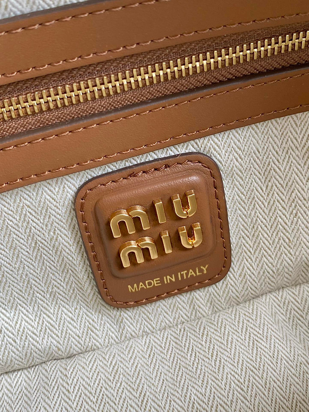 Hobo 24 Bag in Cognac Leather Patchwork