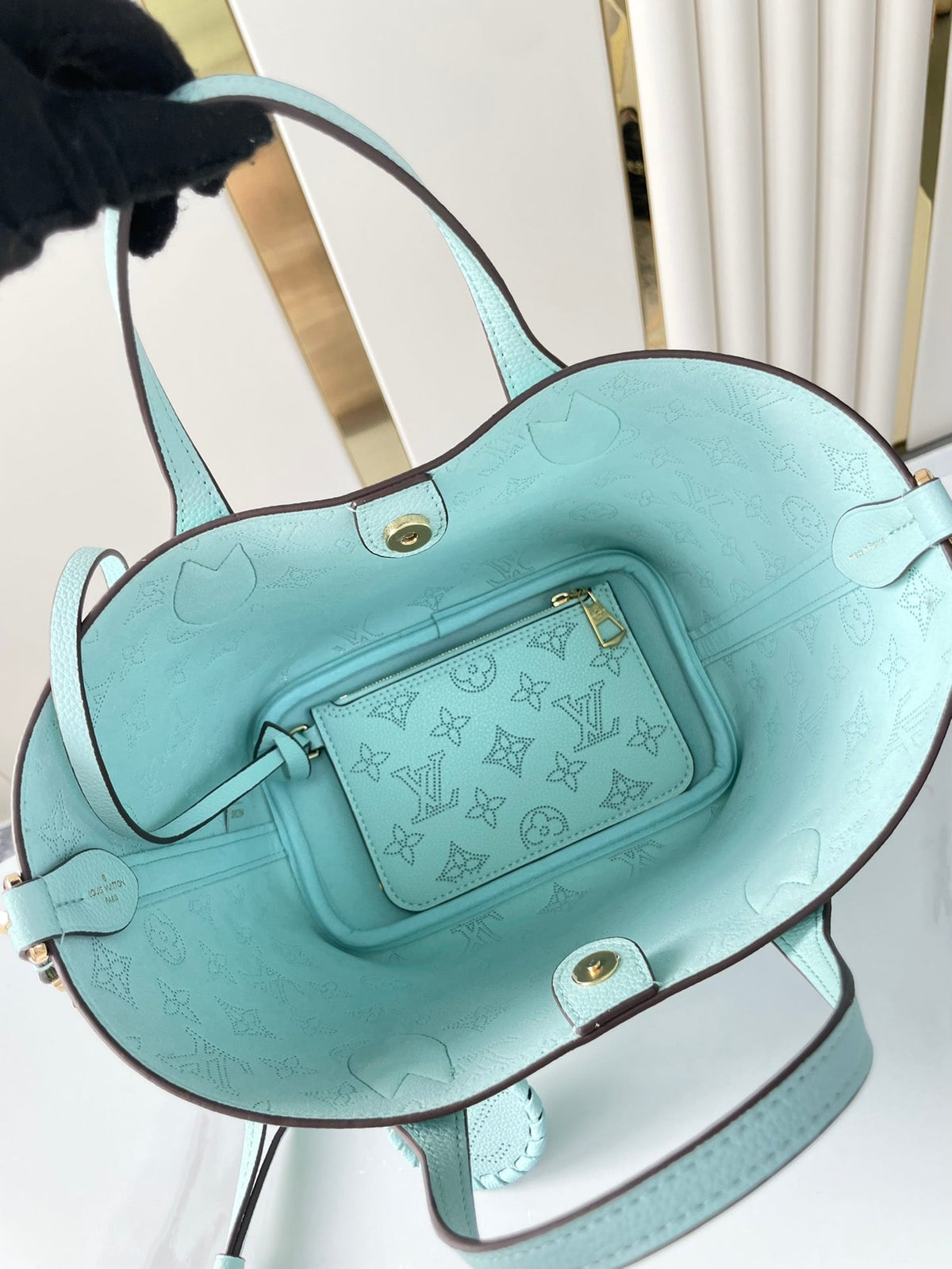 Louis Vuitton Blossom PM 20 in Sky Blue Monogram Perforated Calfskin Bag