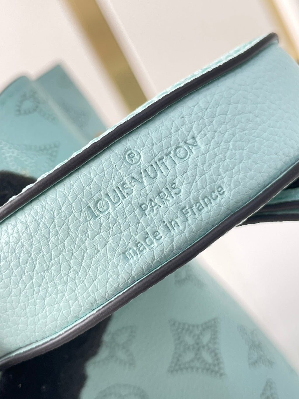 Louis Vuitton Bella 22 in Sky Blue Monogram Perforated Calfskin Bag