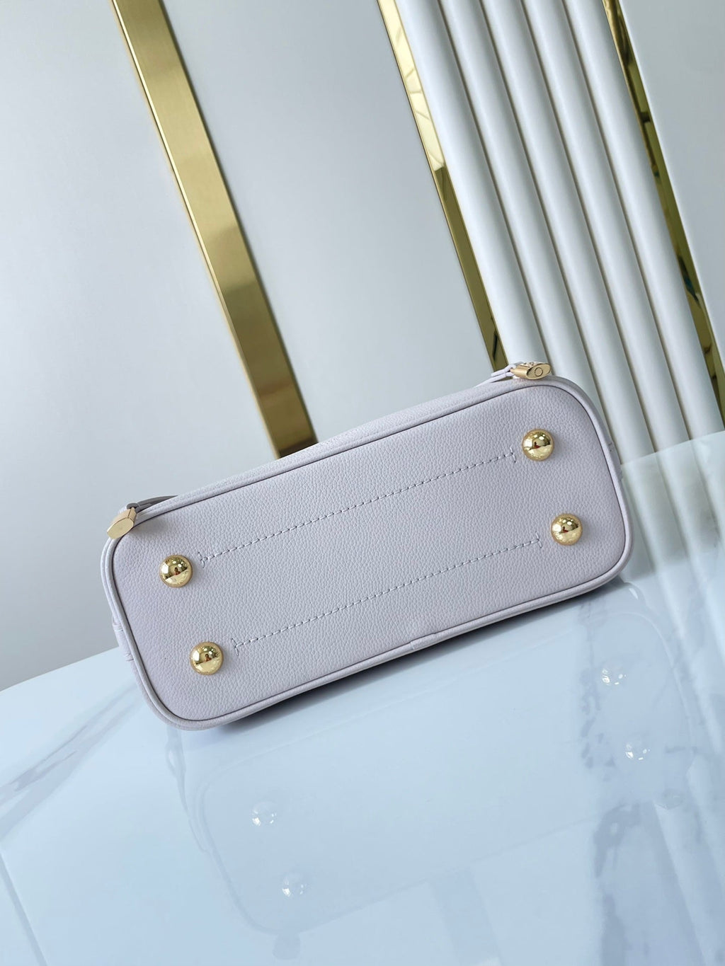 Louis Vuitton Flore 28 in White Perforated Calfskin Bag
