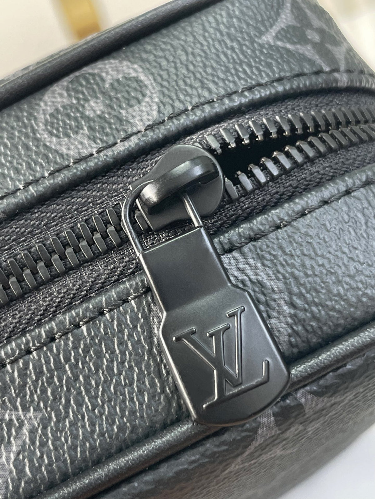Louis Vuitton Getaway Messenger 18 in Gun Metal Monogram Eclipse Canvas Bag