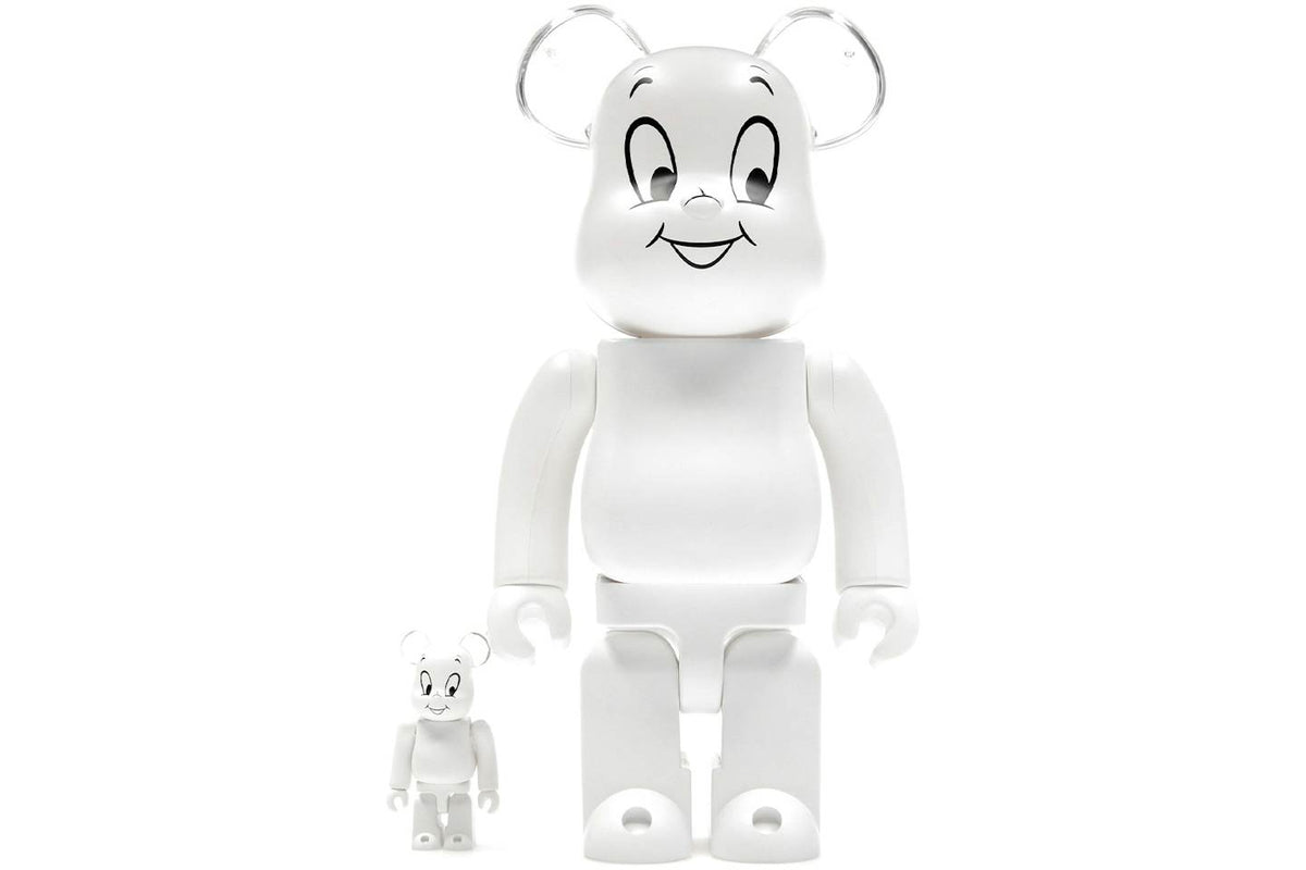 Bearbrick Casper the Friendly Ghost 100% & 400% Set White - view 1