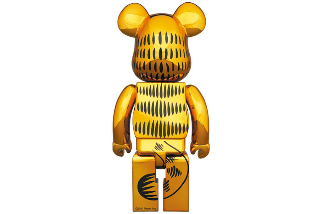 Bearbrick Garfield 100% & 400% Set Gold Chrome Ver. - view 3