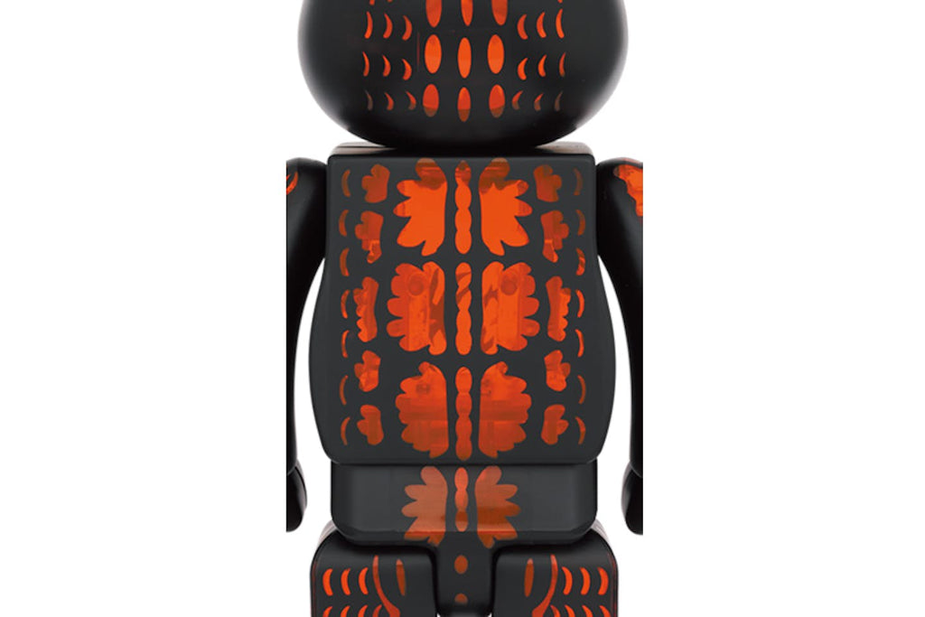 Bearbrick Godzilla VS Destoroyah version Godzilla (Meltdown) 100% & 400% Set Clear Orange Ver. - view 1