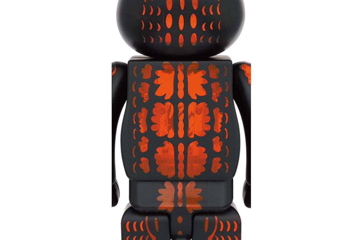 Bearbrick Godzilla VS Destoroyah version Godzilla (Meltdown) 100% & 400% Set Clear Orange Ver. - view 1
