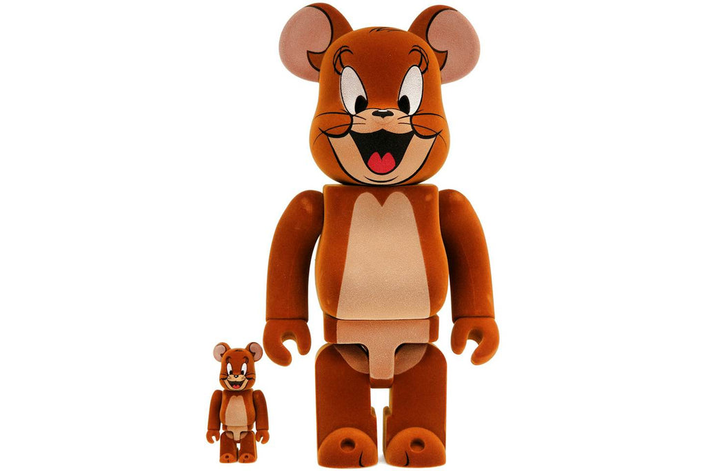 Bearbrick Tom and Jerry: Jerry Flocky 100% & 400% Set - view 1