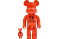 Bearbrick x Concepts Orange Lobster 100% & 400% Set - view 1