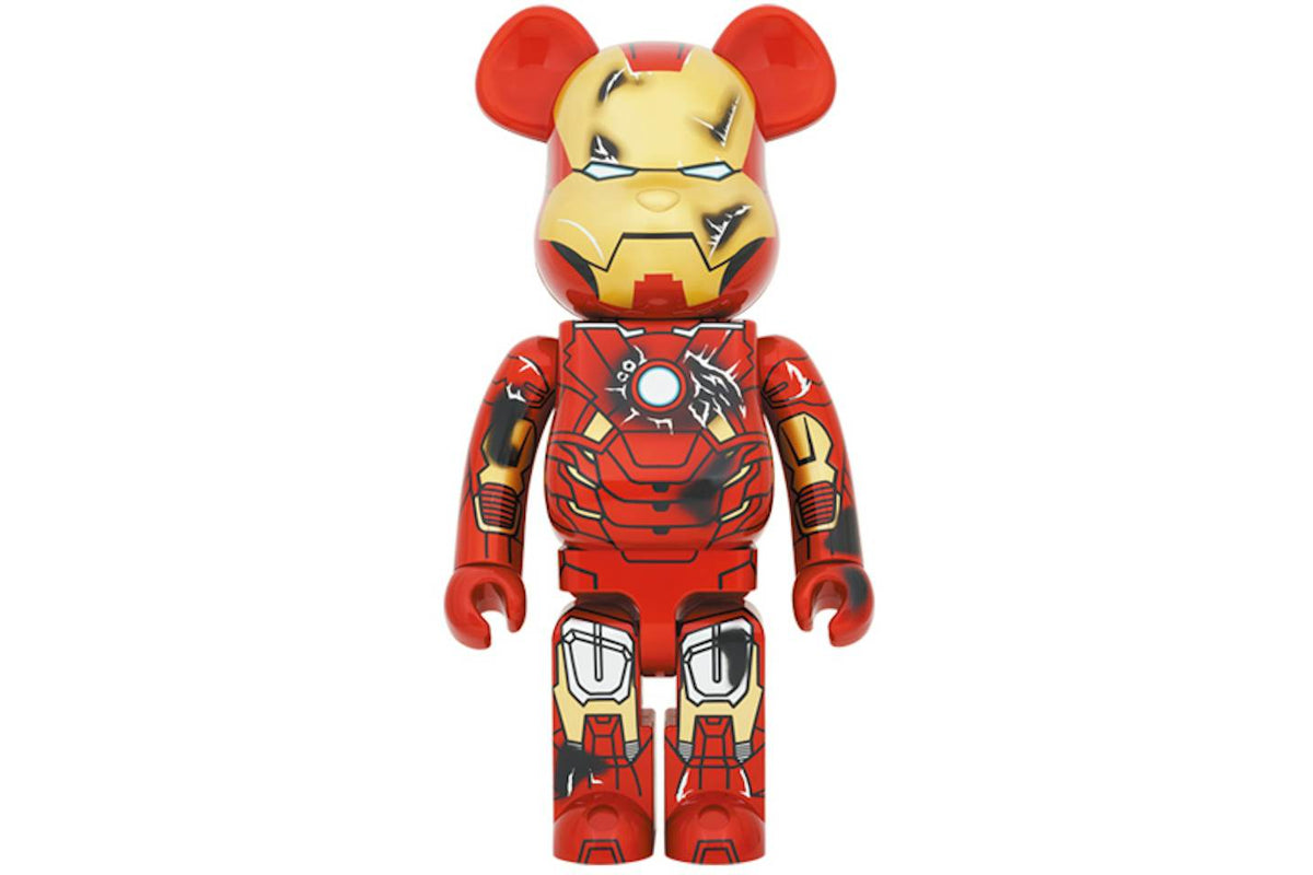 Bearbrick x Marvel Iron Man 3 (Iron Man Mark VII Damage Ver.) 400% - view 1