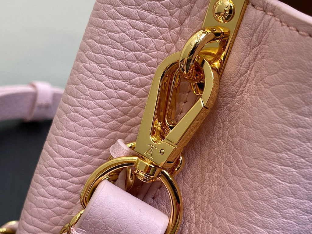 Louis Vuitton Capucines Mini 21 in Light Pink Taurillon Lovelock Gold Hardware Bag