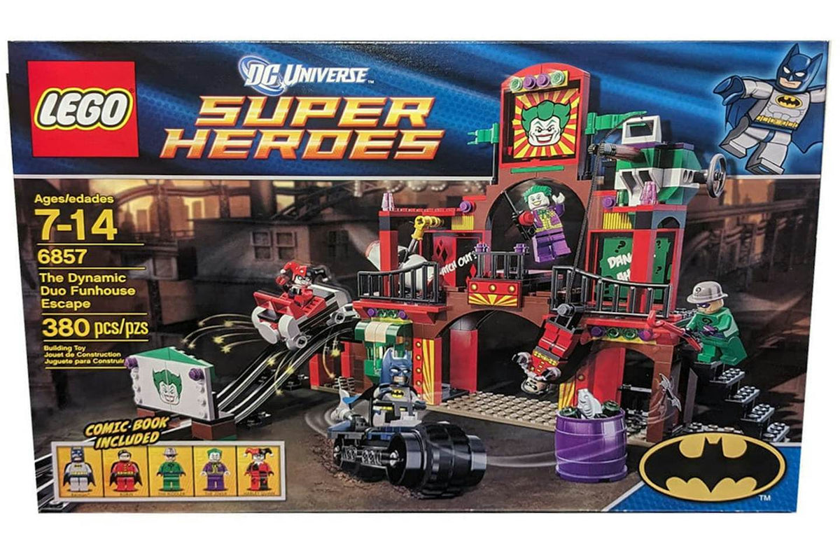 LEGO DC Comics Super Heroes The Dynamic Duo Funhouse Escape Set 6857