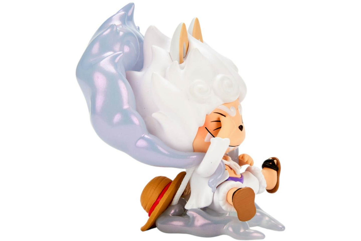 Pop Mart Labubu The Monsters x One Piece Series Monkey.D.Luffy Gear 5 (Secret Edition) Figure - view 3