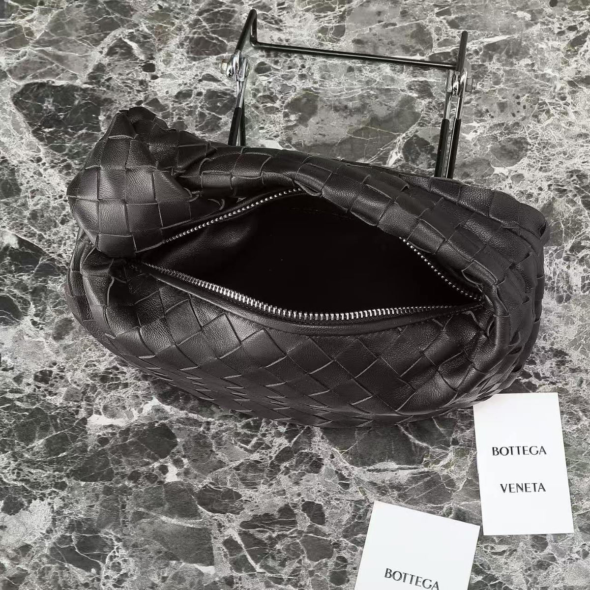 Bottega Veneta 25S Mini Jodie 26 in Chocolate Brown Calfskin Bag