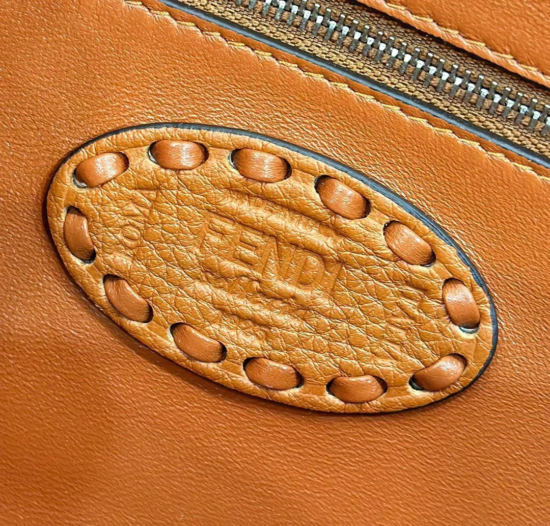 Baguette 27cm Tan Calfskin Silver Hardware