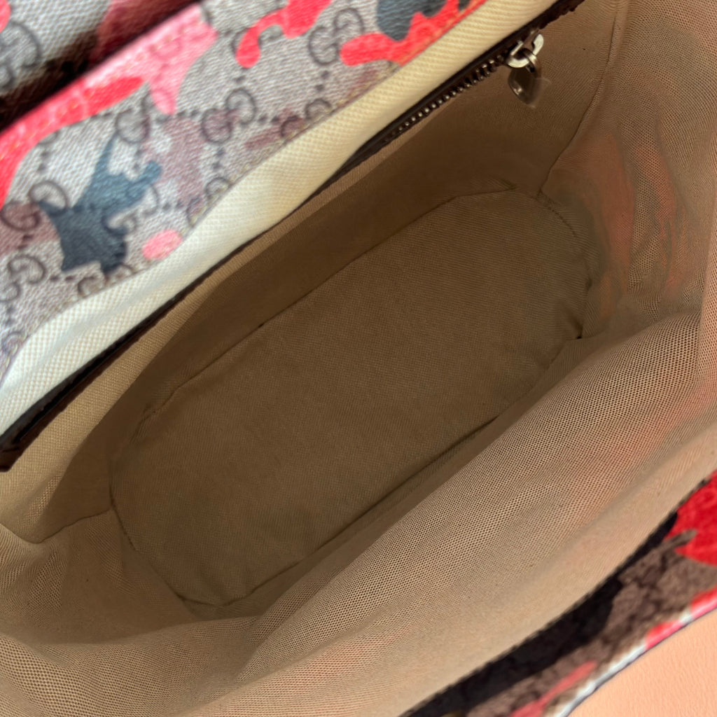 Gucci 26S Backpack 46 in Multicolor Coated Canvas Style 1