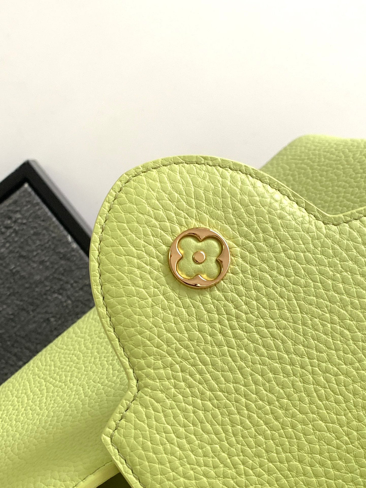 Louis Vuitton Capucines BB 27 in Pear Green Taurillon Gold Hardware Bag