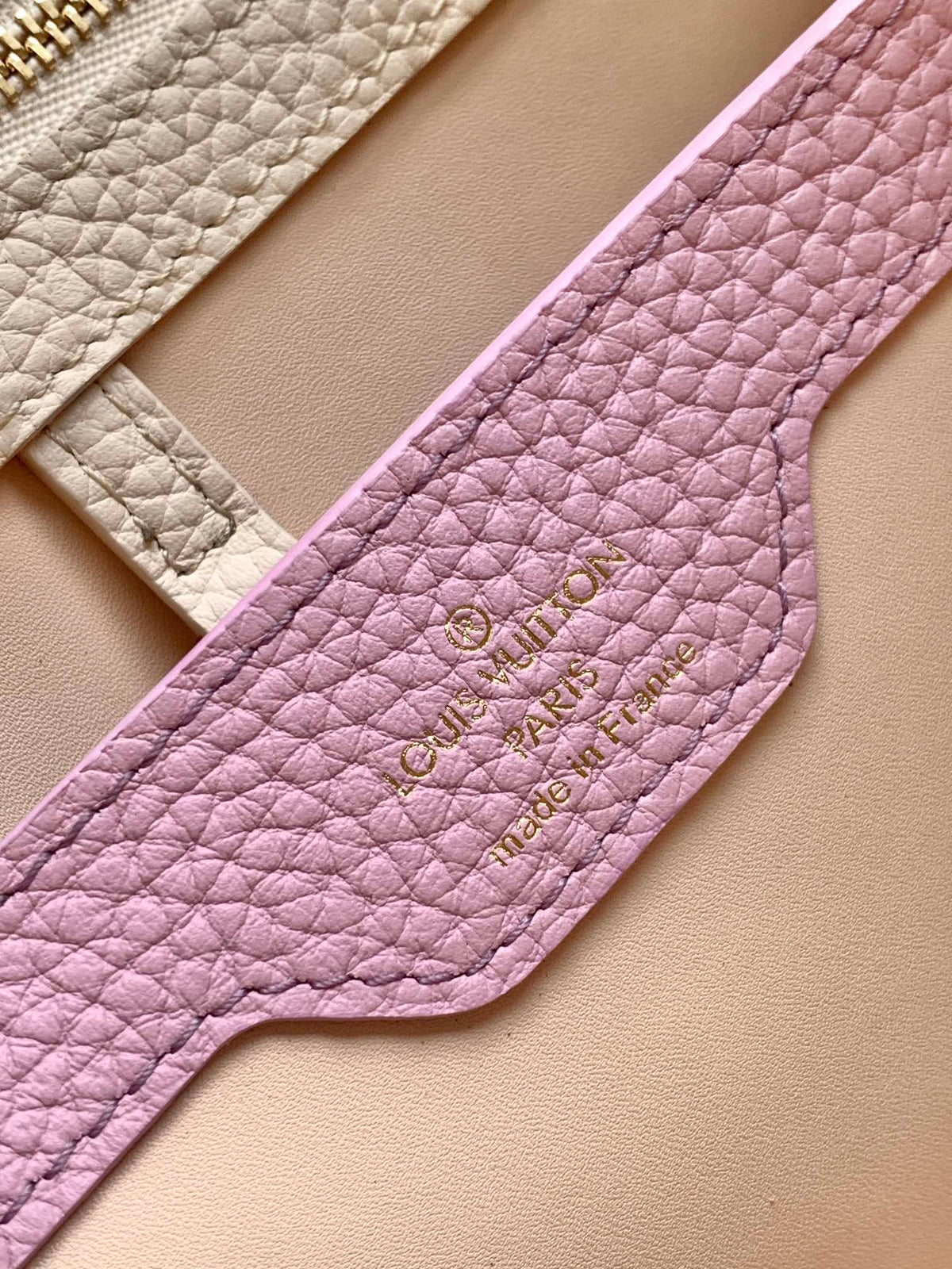 Louis Vuitton Capucines BB 27 in Pearl White Taurillon Gold Hardware Bag