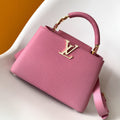 Louis Vuitton Capucines Mini 21 in Marshmallow Pink Taurillon Gold Hardware Bag
