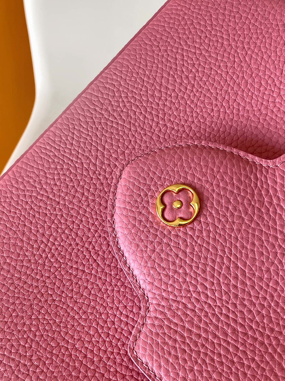 Louis Vuitton Capucines Mini 21 in Marshmallow Pink Taurillon Gold Hardware Bag