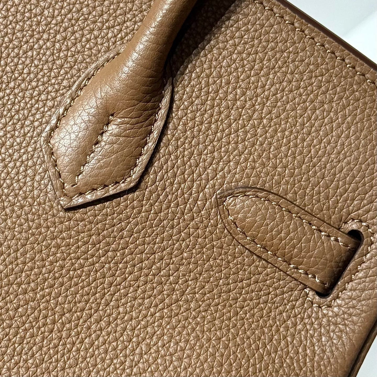 Hermes 25S Birkin 30 in Coffee Calfskin Gold Hardware Bag