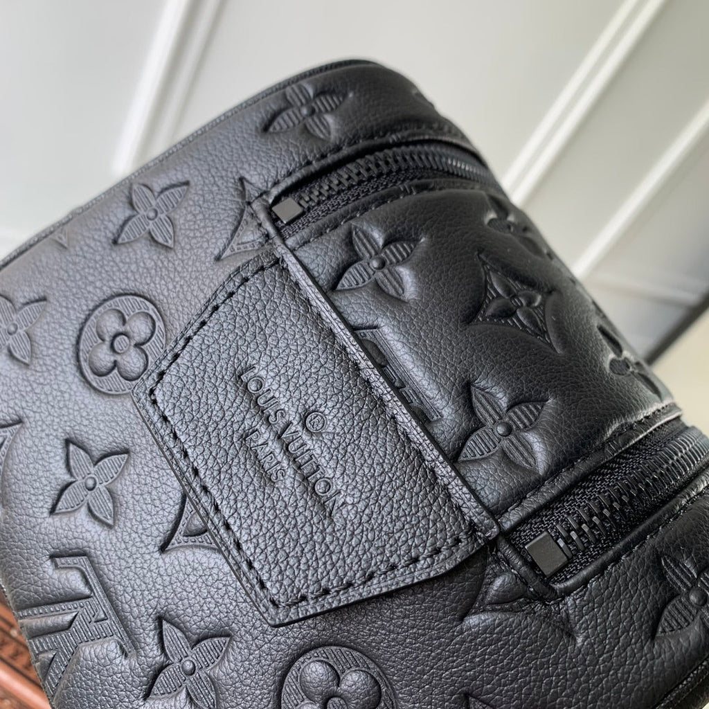 Louis Vuitton Dopp Kit 28 in Black Monogram Shadow Bag