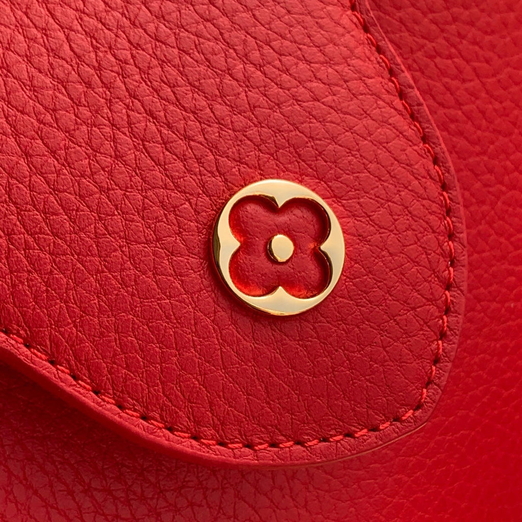 Louis Vuitton Capucines Mini 23 in Red Taurillon Gold Hardware Bag