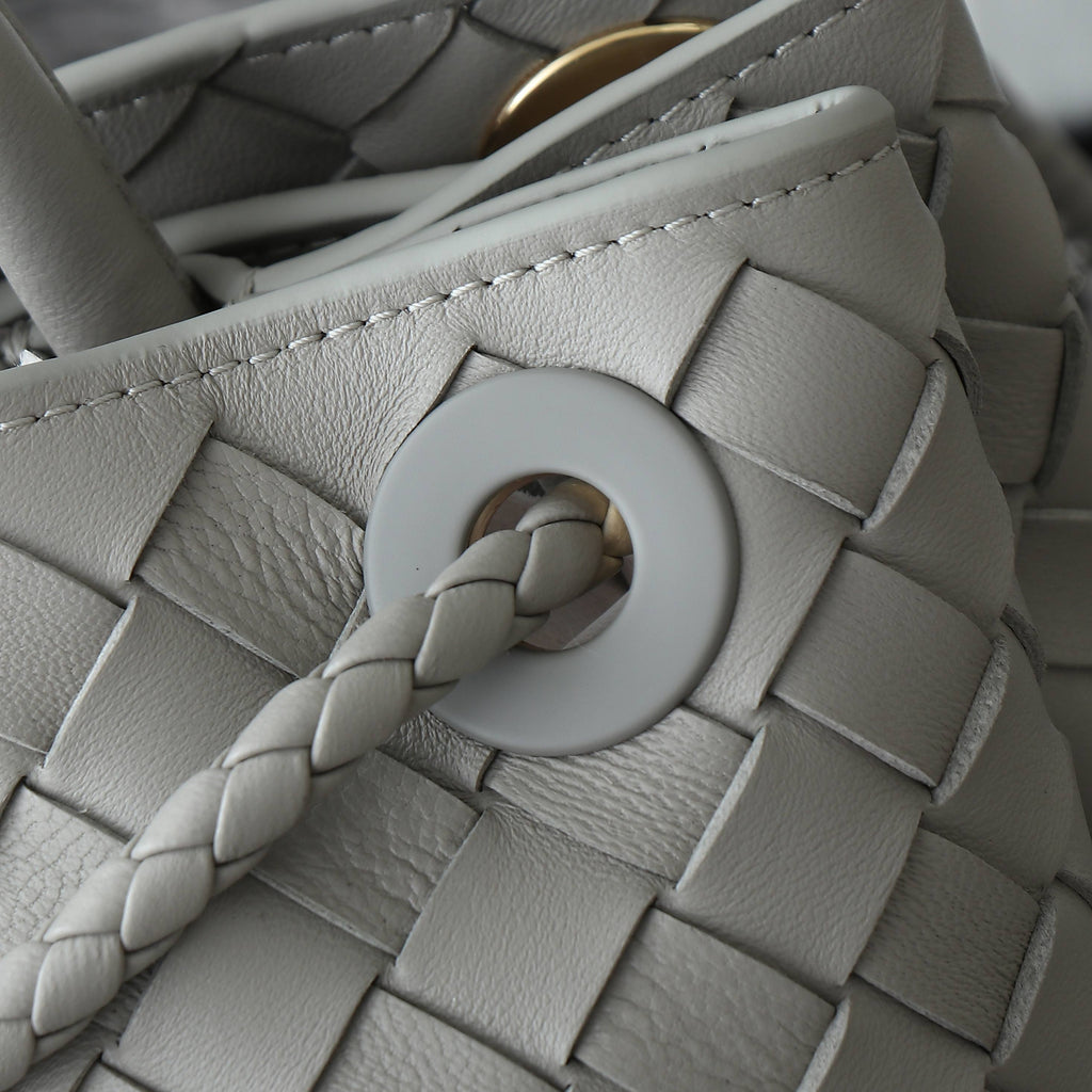 Bottega Veneta Medium Andiamo 32cm Grey Lambskin Bag