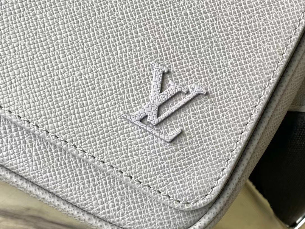 Louis Vuitton District PM 26 in Dove Gray Calfskin Bag