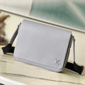 Louis Vuitton District PM 26 in Dove Gray Calfskin Bag