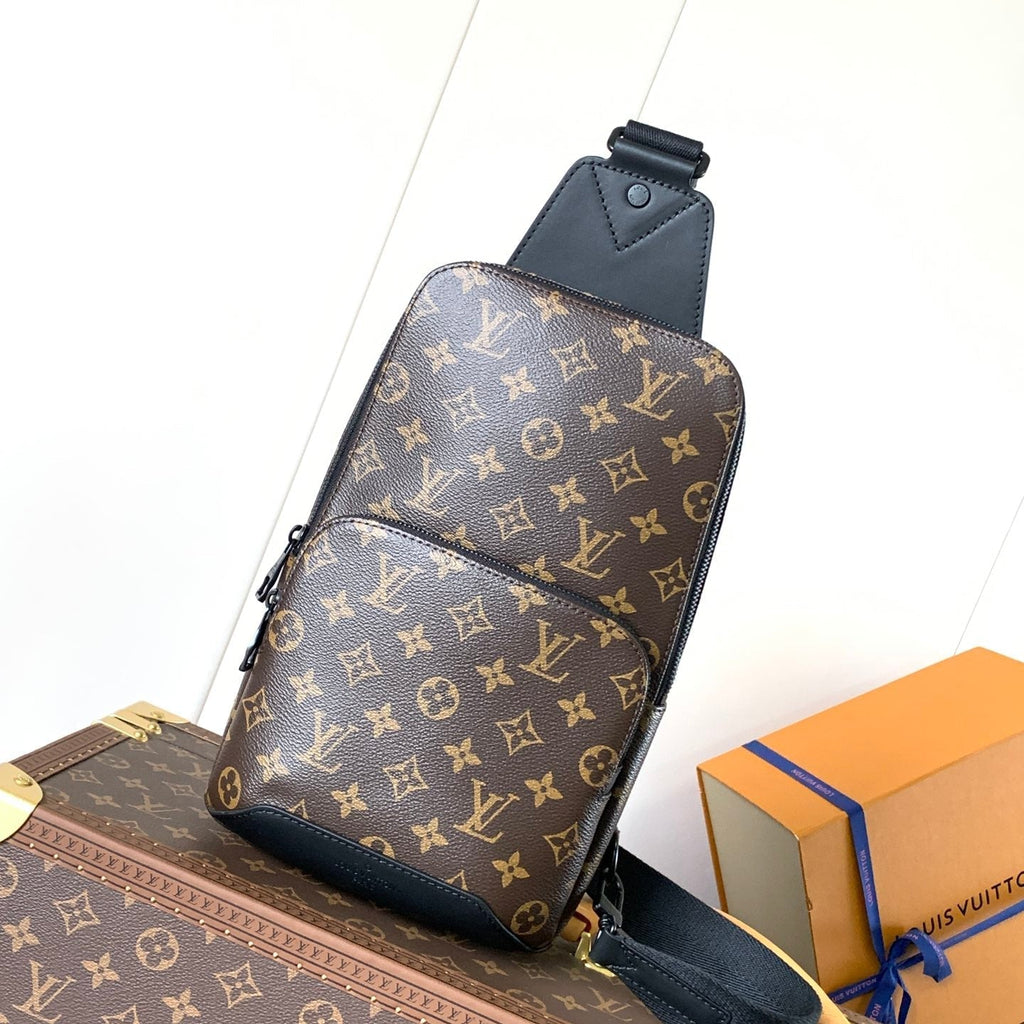 Louis Vuitton Avenue Slingback 31 in Brown Monogram Canvas Bag