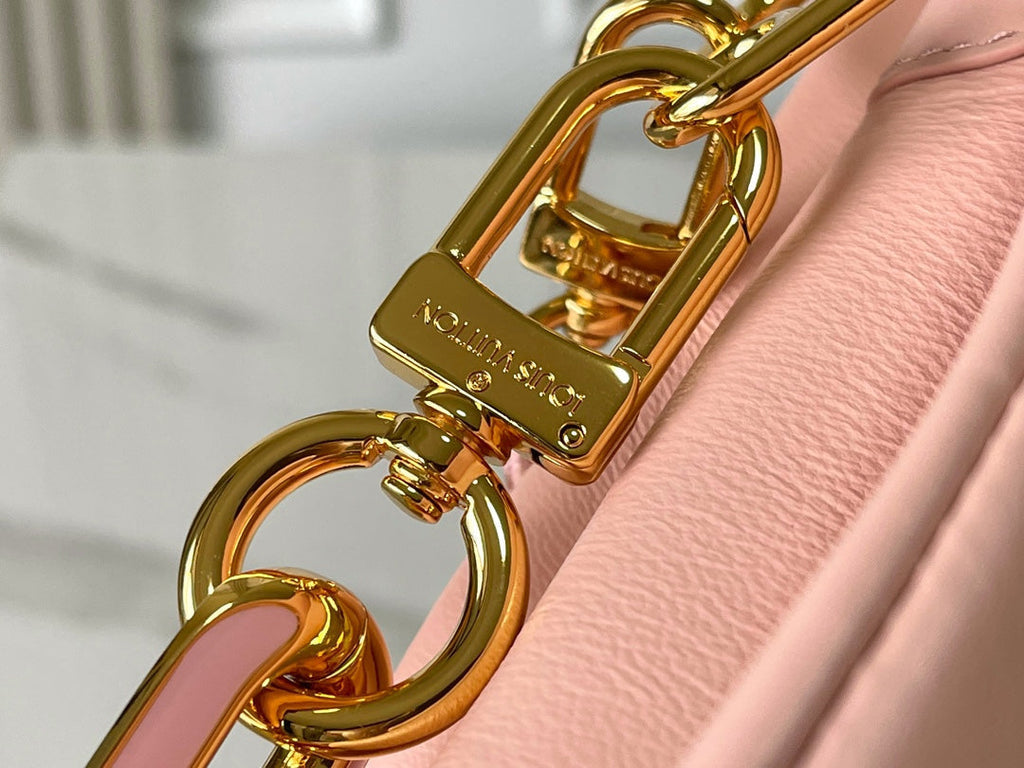 Louis Vuitton Coussin PM 26 in Jasmine Pink Monogram Embossed Lambskin Bag
