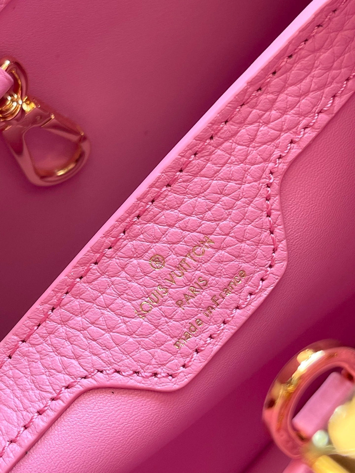 Louis Vuitton Capucines BB 26 in Marshmallow Pink Taurillon Gold Hardware Bag