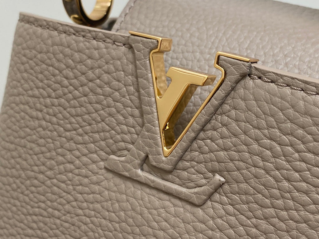 Louis Vuitton Capucines Mini 21 in Khaki Brown Taurillon Bag