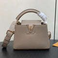 Louis Vuitton Capucines Mini 21 in Khaki Brown Taurillon Bag
